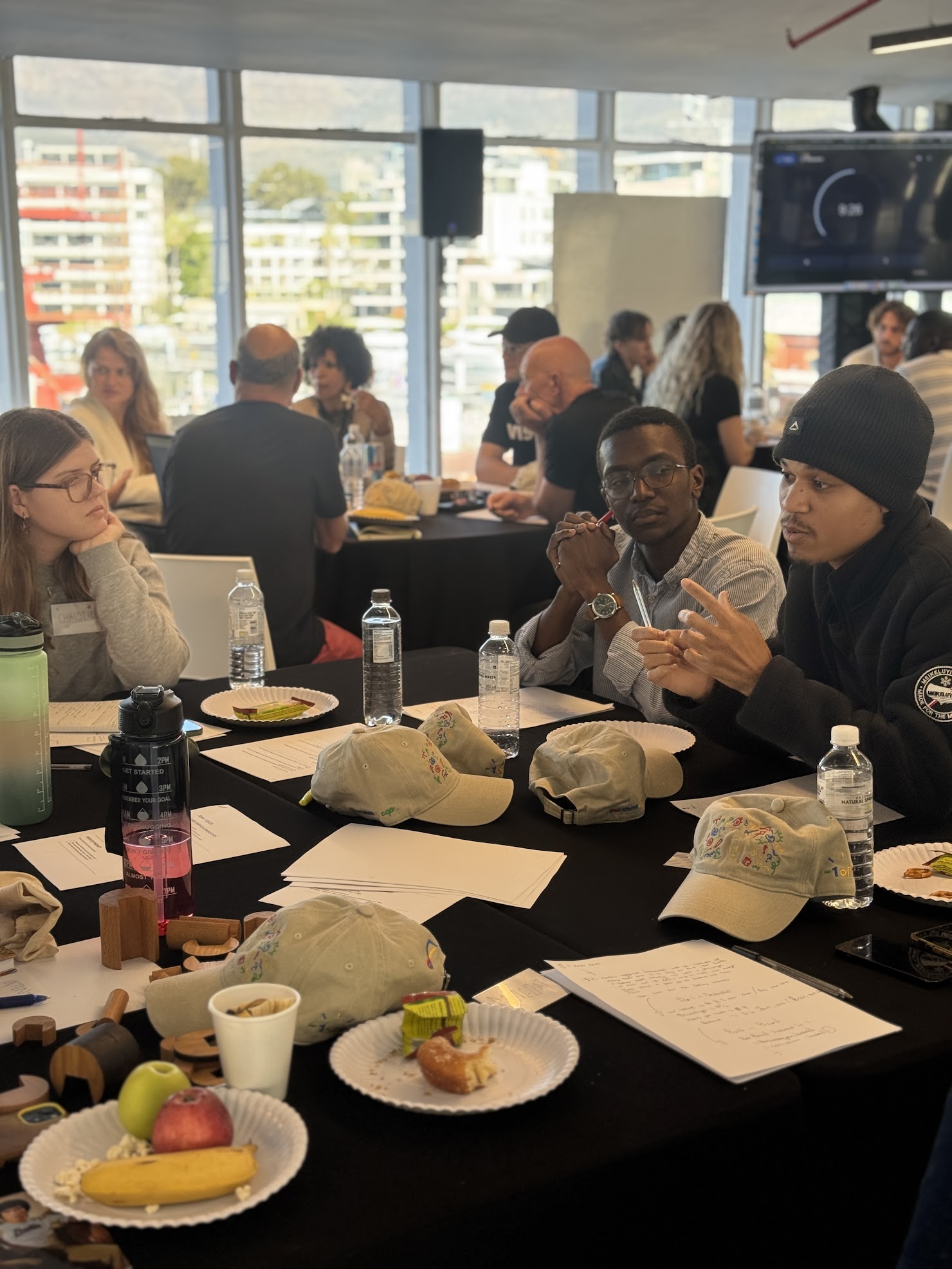 Founder group collaborating during the sprint